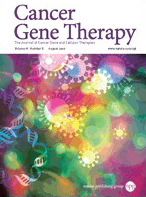 Cancer Gene Therapy Cover