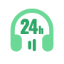 Reliable 24-hour Technical Support icon